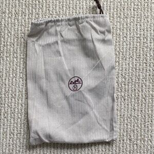 Hermès Beige Drawstring Dust Bag